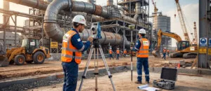 Levantamiento topográfico de alta precisión para proyectos de construcción, infraestructura industrial y desarrollo de obras civiles